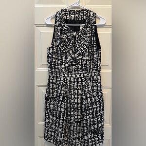 Kate Spade Black and White Patterned Dress
